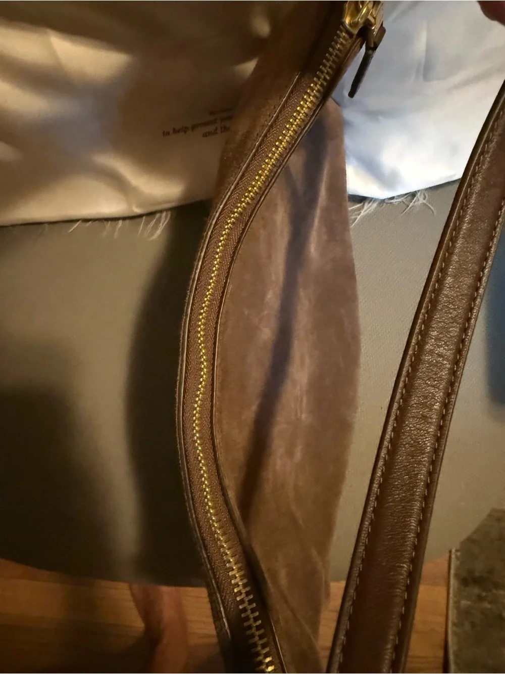 Kate Spade Loop Suede Shoulder Bag